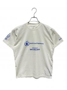 BALENCIAGA（バレンシアガ）の古着「WFP World Food ProgrammeロゴTシャツ」｜ホワイト