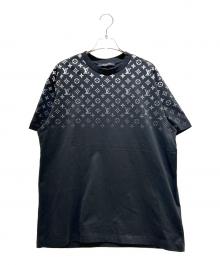 LOUIS VUITTON（ルイ ヴィトン）の古着「モノグラムグラディエントTシャツ/RM242MQ FSB HQY42W」｜ブラック