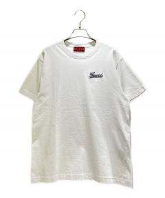 中古・古着通販】BURBERRY (バーバリー) Swan Print Cotton T-Shirt