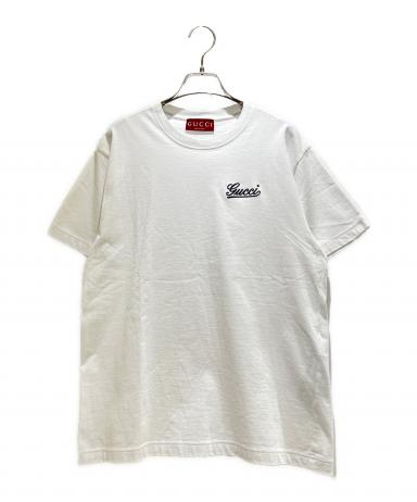 GUCCI ホワイト Tシャツ 新品タグ付き 中古・古着通販】GUCCI (グッチ) Embroidered Cotton Jersey T-Shirt