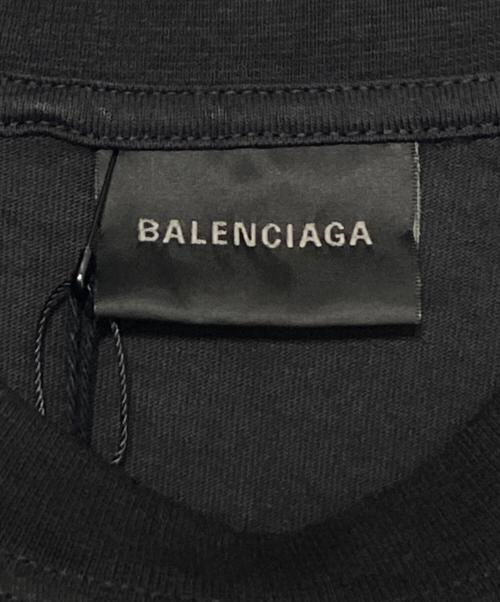 BALENCIAGA（バレンシアガ）BALENCIAGA (バレンシアガ) Logo Motif T-Shirt  ブラック サイズ:XSの古着・服飾アイテム