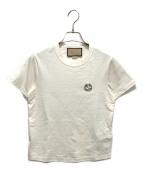GUCCIグッチ）の古着「インターロッキングTシャツ/コットンジャージT」｜ホワイト