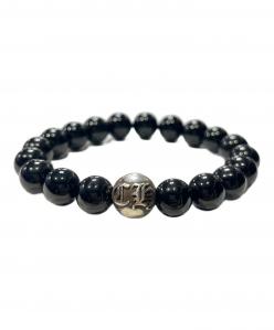 CHROME HEARTS（クロムハーツ）の古着「BEAD20 10mm CH ONYX ビーズブレスレット」