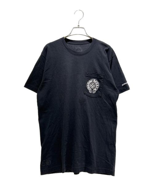 CHROME HEARTS（クロムハーツ）CHROME HEARTS (クロムハーツ) Horseshoe Pocket T-Shirt/ホースシューポケットTシャツ ブラック サイズ:LARGEの古着・服飾アイテム