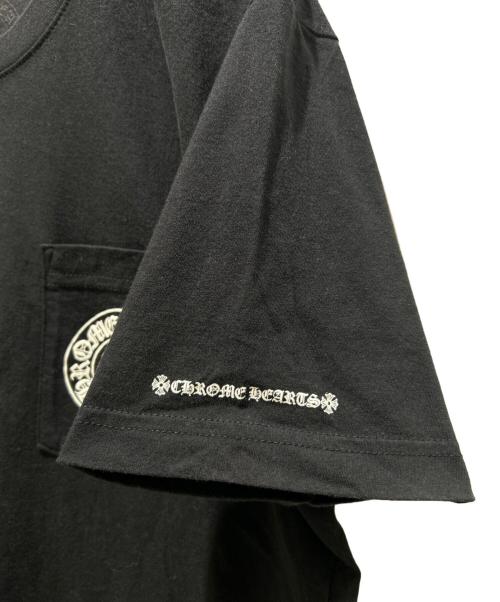 CHROME HEARTS（クロムハーツ）CHROME HEARTS (クロムハーツ) Horseshoe Pocket T-Shirt/ホースシューポケットTシャツ ブラック サイズ:LARGEの古着・服飾アイテム