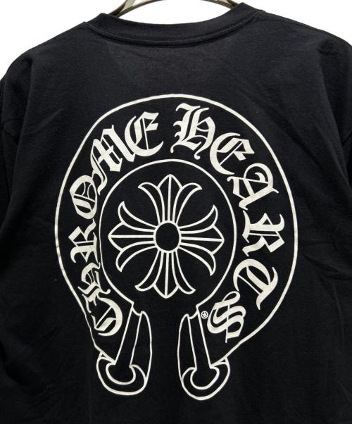 CHROME HEARTS（クロムハーツ）CHROME HEARTS (クロムハーツ) Horseshoe Pocket T-Shirt/ホースシューポケットTシャツ ブラック サイズ:LARGEの古着・服飾アイテム