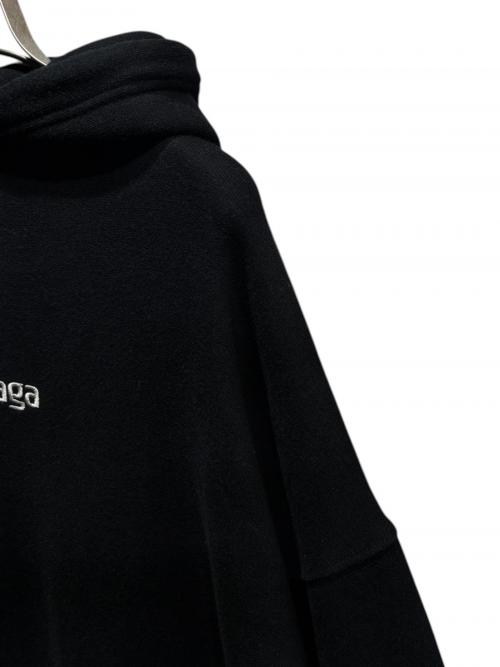 BALENCIAGA（バレンシアガ）BALENCIAGA (バレンシアガ) ロゴパーカー/578135 TJVE1 ブラック サイズ:XSの古着・服飾アイテム