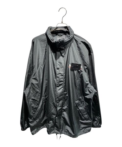 BALENCIAGA（バレンシアガ）BALENCIAGA (バレンシアガ) ナイロンコーチジャケット ブラック サイズ:XXSの古着・服飾アイテム