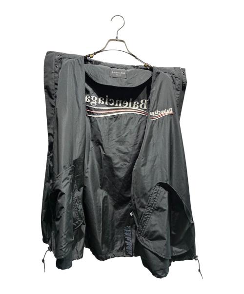 BALENCIAGA（バレンシアガ）BALENCIAGA (バレンシアガ) ナイロンコーチジャケット ブラック サイズ:XXSの古着・服飾アイテム