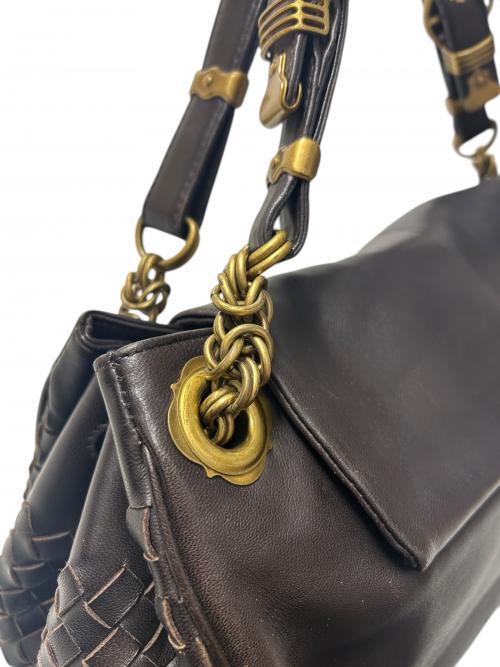 BOTTEGA VENETA（ボッテガベネタ）BOTTEGA VENETA (ボッテガベネタ) ショルダーバッグ/V7691 1301 ブラウン サイズ:-の古着・服飾アイテム