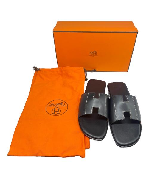 HERMES（エルメス）HERMES (エルメス) オランサンダル ブラック サイズ:37の古着・服飾アイテム