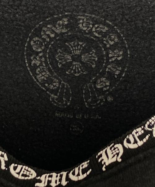 CHROME HEARTS（クロムハーツ）CHROME HEARTS (クロムハーツ) Neck Logo Crewneck Sweatshirt ブラック サイズ:XLの古着・服飾アイテム