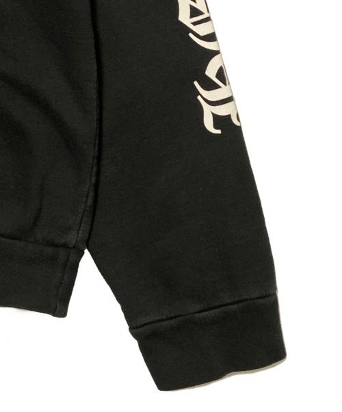 CHROME HEARTS（クロムハーツ）CHROME HEARTS (クロムハーツ) Neck Logo Crewneck Sweatshirt ブラック サイズ:XLの古着・服飾アイテム