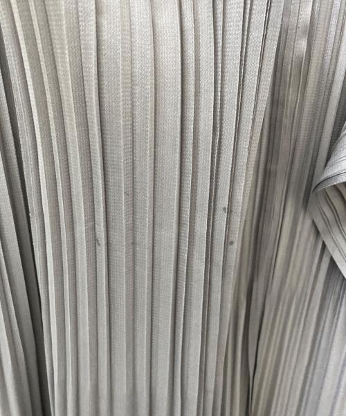 PLEATS PLEASE（プリーツプリーズ）PLEATS PLEASE (プリーツプリーズ) プリーツロングベスト グレー サイズ:3の古着・服飾アイテム