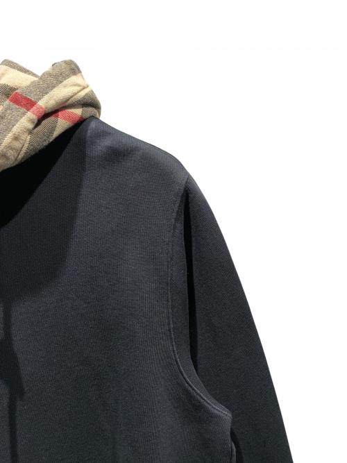 BURBERRY（バーバリー）BURBERRY (バーバリー) ジップパーカー ブラック サイズ:Mの古着・服飾アイテム