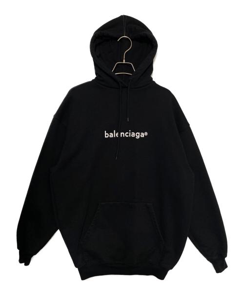 BALENCIAGA（バレンシアガ）BALENCIAGA (バレンシアガ) ロゴパーカー ブラック サイズ:XSの古着・服飾アイテム