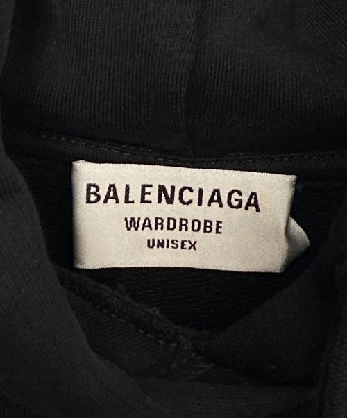 BALENCIAGA（バレンシアガ）BALENCIAGA (バレンシアガ) ロゴパーカー ブラック サイズ:XSの古着・服飾アイテム