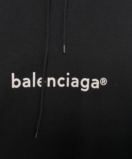 BALENCIAGA（バレンシアガ）BALENCIAGA (バレンシアガ) ロゴパーカー ブラック サイズ:XSの古着・服飾アイテム