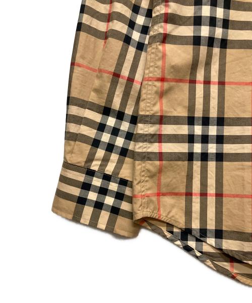 BURBERRY（バーバリー）BURBERRY (バーバリー) ノバチェック レギュラーカラーシャツ ベージュ サイズ:Mの古着・服飾アイテム