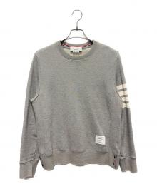 Thom Browne（トムブラウン）の古着「4BARスウェット/4ライン クルーネックスウェット」｜グレー