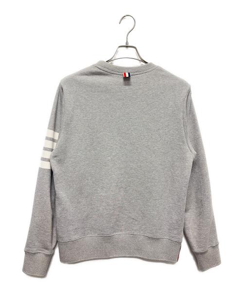 Thom Browne（トムブラウン）Thom Browne (トムブラウン) 4BARスウェット/4ライン クルーネックスウェット グレー サイズ:3の古着・服飾アイテム