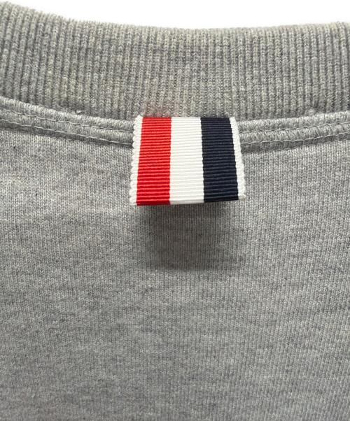 Thom Browne（トムブラウン）Thom Browne (トムブラウン) 4BARスウェット/4ライン クルーネックスウェット グレー サイズ:3の古着・服飾アイテム