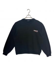 BALENCIAGA（バレンシアガ）の古着「キャンペーンロゴスウェット」｜ブラック