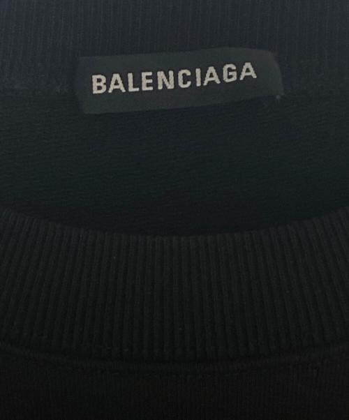 BALENCIAGA（バレンシアガ）BALENCIAGA (バレンシアガ) キャンペーンロゴスウェット ブラック サイズ:XXLの古着・服飾アイテム