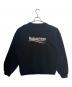 BALENCIAGA (バレンシアガ) キャンペーンロゴスウェット ブラック サイズ:XXL：55000円