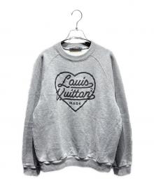 LOUIS VUITTON（ルイ ヴィトン）の古着「ロゴスウェット/RM221M UYR HMY02W」｜グレー