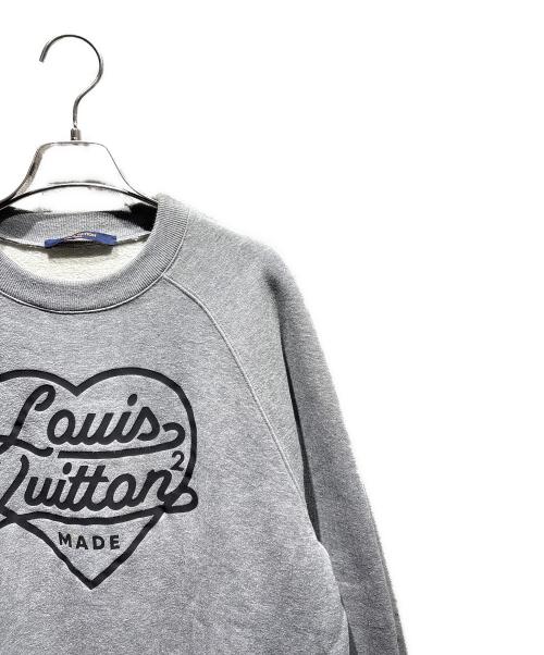 LOUIS VUITTON（ルイ ヴィトン）LOUIS VUITTON (ルイ ヴィトン) ロゴスウェット/RM221M UYR HMY02W グレー サイズ:Mの古着・服飾アイテム