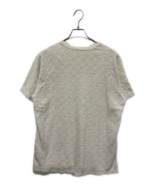 LOUIS VUITTON（ルイ ヴィトン）LOUIS VUITTON (ルイ ヴィトン) モノグラムジャガードTシャツ/クルーネック 半袖Tシャツ ベージュ サイズ:Mの古着・服飾アイテム