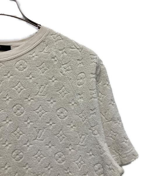 LOUIS VUITTON（ルイ ヴィトン）LOUIS VUITTON (ルイ ヴィトン) モノグラムジャガードTシャツ/クルーネック 半袖Tシャツ ベージュ サイズ:Mの古着・服飾アイテム