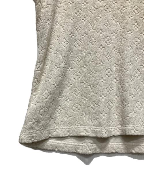 LOUIS VUITTON（ルイ ヴィトン）LOUIS VUITTON (ルイ ヴィトン) モノグラムジャガードTシャツ/クルーネック 半袖Tシャツ ベージュ サイズ:Mの古着・服飾アイテム