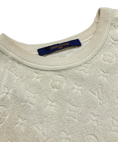 LOUIS VUITTON（ルイ ヴィトン）LOUIS VUITTON (ルイ ヴィトン) モノグラムジャガードTシャツ/クルーネック 半袖Tシャツ ベージュ サイズ:Mの古着・服飾アイテム
