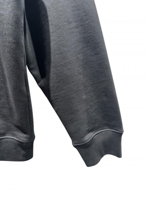 LOEWE（ロエベ）LOEWE (ロエベ) レザーパッチアナグラムパーカー ブラック サイズ:Mの古着・服飾アイテム