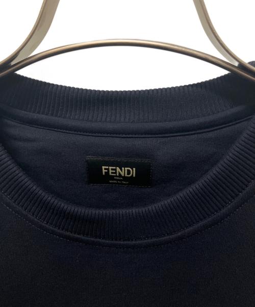FENDI（フェンディ）FENDI (フェンディ) ロゴスウェット ネイビー サイズ:Sの古着・服飾アイテム