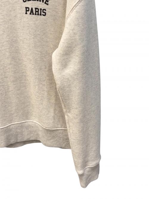 CELINE（セリーヌ）CELINE (セリーヌ) ロゴスウェット グレー サイズ:Mの古着・服飾アイテム