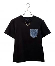 LOUIS VUITTON（ルイ ヴィトン）の古着「デニムポケットTシャツ」｜ブラック