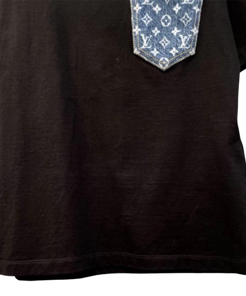 LOUIS VUITTON（ルイ ヴィトン）LOUIS VUITTON (ルイ ヴィトン) デニムポケットTシャツ ブラック サイズ:Mの古着・服飾アイテム