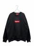 SUPREME（シュプリーム）の古着「BoxLogo Crewneck」｜ブラック