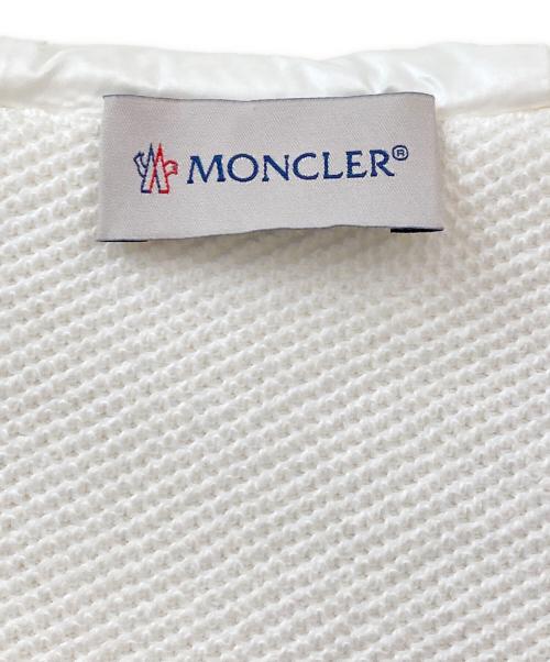 MONCLER（モンクレール）MONCLER (モンクレール) ダウン切替パーカー ホワイト サイズ:Sの古着・服飾アイテム