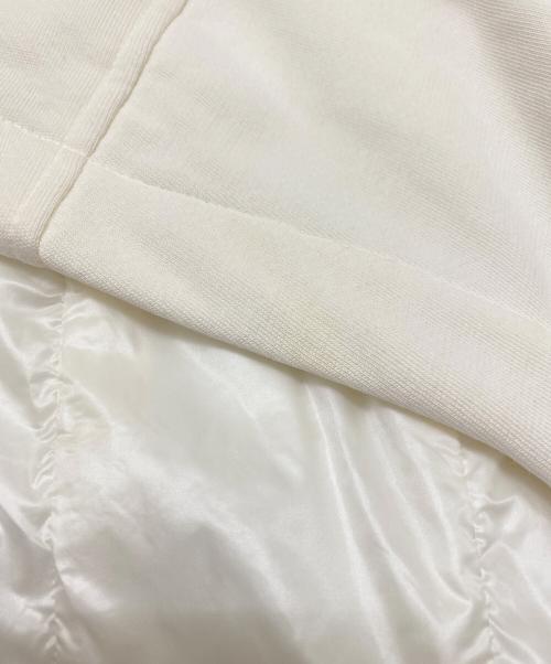 MONCLER（モンクレール）MONCLER (モンクレール) ダウン切替パーカー ホワイト サイズ:Sの古着・服飾アイテム