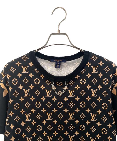 LOUIS VUITTON（ルイ ヴィトン）LOUIS VUITTON (ルイ ヴィトン) チェーン付モノグラムTシャツ ブラック サイズ:Mの古着・服飾アイテム