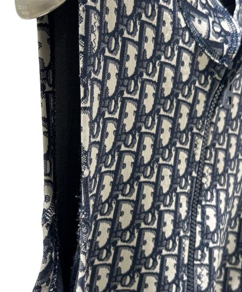 Christian Dior（クリスチャン ディオール）Christian Dior (クリスチャン ディオール) オブリークワンピース 143R04A4040 ネイビー サイズ:IT42の古着・服飾アイテム