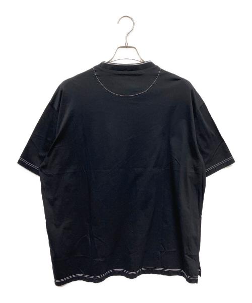 PRADA（プラダ）PRADA (プラダ) トライアングルロゴポケットTシャツ ブラック サイズ:XSの古着・服飾アイテム