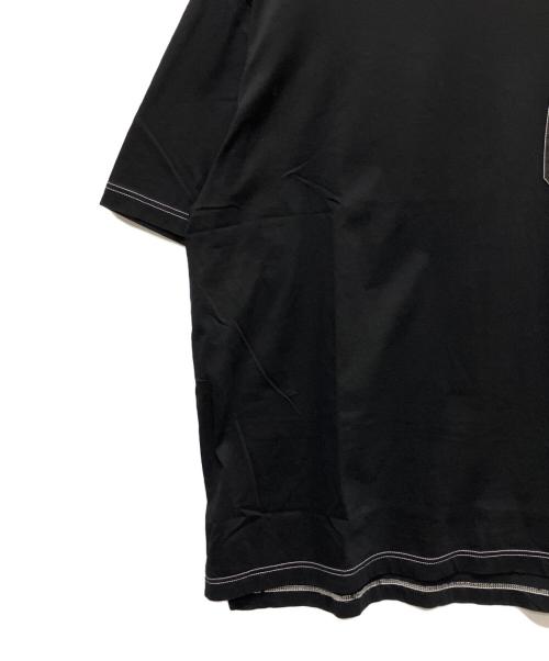PRADA（プラダ）PRADA (プラダ) トライアングルロゴポケットTシャツ ブラック サイズ:XSの古着・服飾アイテム