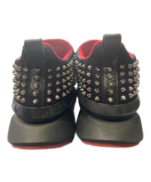 Christian Louboutin（クリスチャン・ルブタン）Christian Louboutin (クリスチャン・ルブタン) スパイクスタッズスリッポン ブラック サイズ:41の古着・服飾アイテム