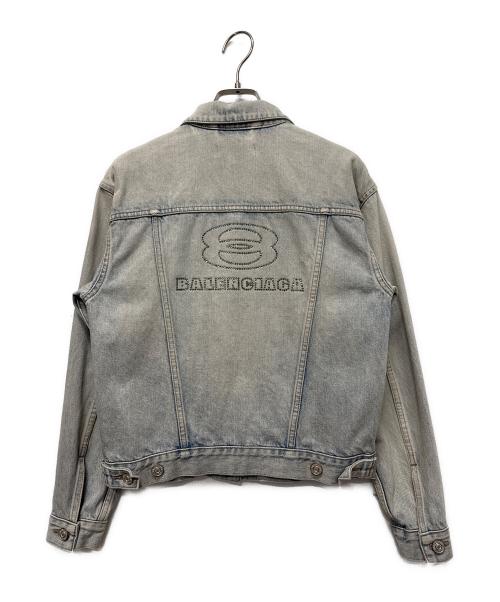 BALENCIAGA（バレンシアガ）BALENCIAGA (バレンシアガ) バックロゴデニムジャケット サイズ:34の古着・服飾アイテム
