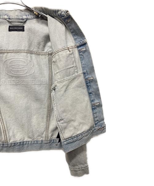 BALENCIAGA（バレンシアガ）BALENCIAGA (バレンシアガ) バックロゴデニムジャケット サイズ:34の古着・服飾アイテム